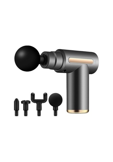 Khalid Bain Mini Fasya Tabancası Ev Masajı Cep Taşınabilir Mini Transservikal Tabanca Elektrikli Kas Fitness Ekipmanları Xnlxgv Gri