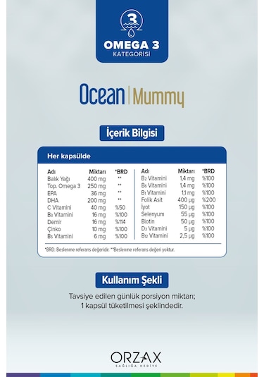 Ocean Mummy 30 Softjel Kapsül
