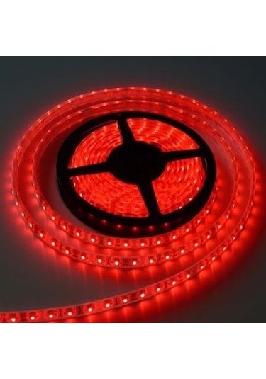 Global Şerit Led 3 Cip İç Mekan 5 Mt Kırmızı