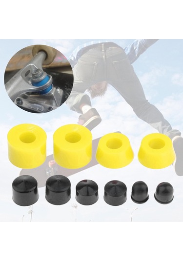 Homyl Açık Için Kaykay Kamyon Burç Kiti Amortisörler Sarı Sarı Çok Renkli