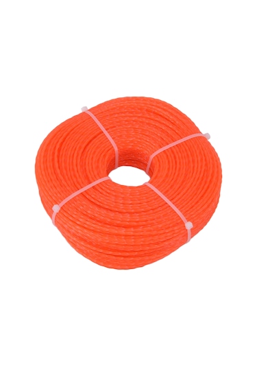 Geeroyoo 2.4mm 120m Nilon Pimzmiş Ağır Kırmızı Biçme Tel Spoli - Husqvarna, Ryobi, Stihl Uyumlu - Dayanıklı, Yüksek Verimli Bahçe Bakımı Aksesuarı