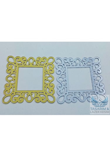 Priz Kenarı için Dekoratif Priz Çerçeve & Sticker Gold-Pleksi