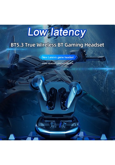 Qingmipy Thinkplus Gm2 Pro Kulak İçi Bluetooth 5.3 Kulaklık - Oyun/müzik Çift Mod, Spor Ve Espor İçin Siyah