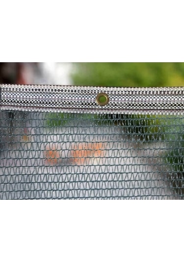 Morilu Bahçe Örtüsü - Yüzde 40Lık - Yeşil - Şeritli Halkalı