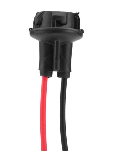 Kosona T10 Fari Ampul Soketi, Kauçuk Malzeme, Isı Dayanıklı, Kolay Kurulum, Siyah, 2 Adet - Araç, Motosiklet Için