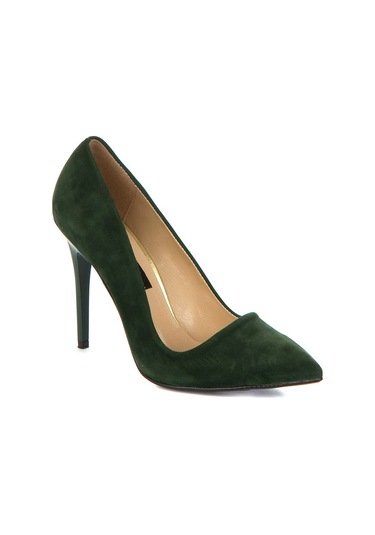 Fox Shoes Yeşil Kadın Topuklu Ayakkabı 8922151902