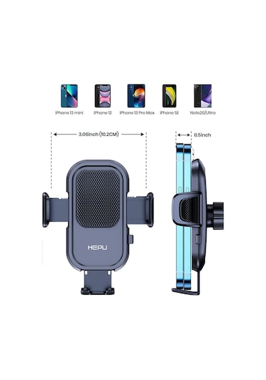 Klipsli Araç Telefon Tutacağı Klima Peteği Araba Telefon Tutacağı