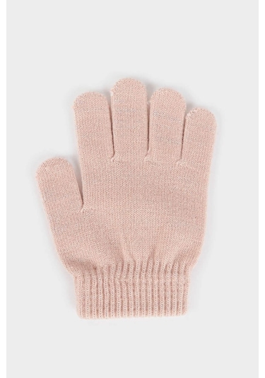 Defacto Kız Çocuk Triko 2li Eldiven C8147a825wnpn110 Pembe-pn110