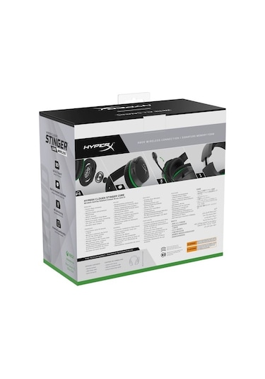 Hyperx Cloudx Stinger Core HHSS1C-DG-GY/G Kablosuz Oyuncu Kulaklığı