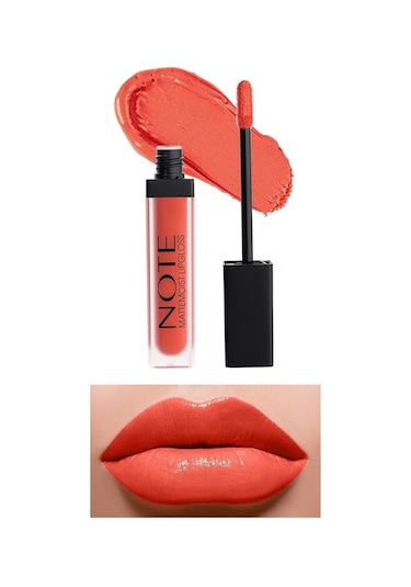 Note Cosmetique Mattemoist Lipgloss Yarı Mat Saten Bitişli Likit Ruj 405 First Kiss - Nar Çiçeği