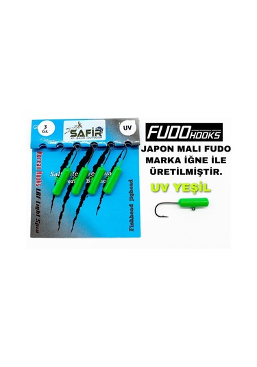 Safir Rocket Plus Uv Ve Glow Jig Head (Japon Fudo Iğne)
