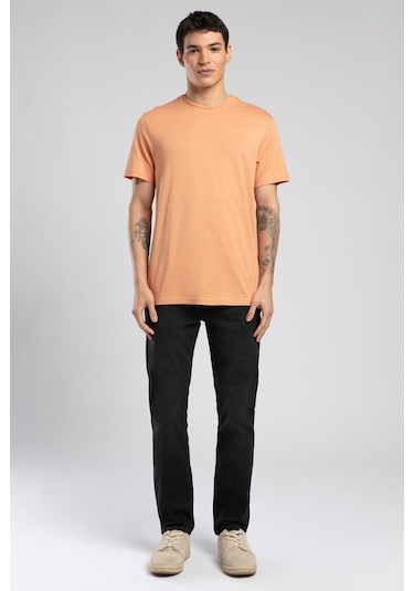 Lee Cooper Gael Erkek O Yaka T-shirt Somon-19818 Somon