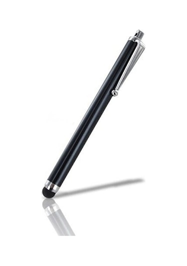 Slim Dokunmatik Uçlu Tablet-Telefon-Akıllı Tahta Kalemi Siyah