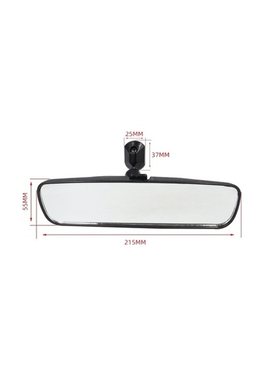 Wondernest 8 İnç Geniş Alan Görüşlü Araç Dikiz Aynası, Universal