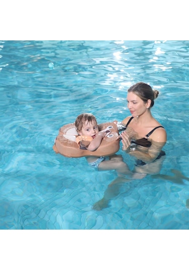 Mambobaby Katlanabilir Göğüs Destekli Yüzme Simidi - Ayı