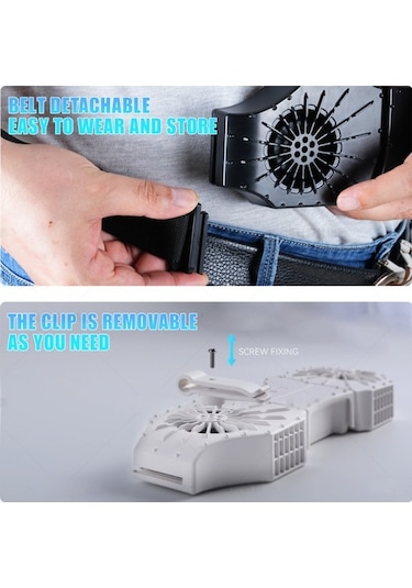 Jzcat- Trend Ön Çizgisi Taşınabilir Şarjlı 3 Hızlı Çift Rüzgar