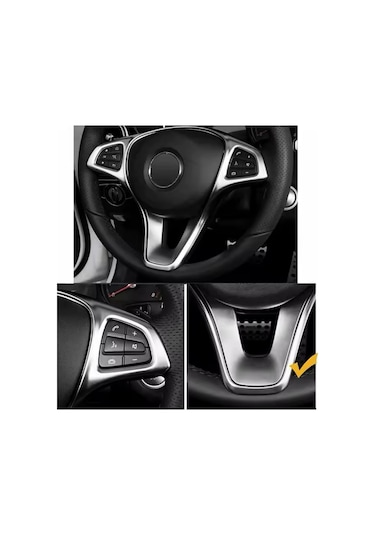Mercedes A W176 Direksiyon Tuş Çerçevesi Krom 2016-2018