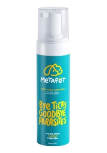 Metapet Köpek Bit Pire Dış Parazit Karşıtı Kuru Köpük Şampuan 200 ML