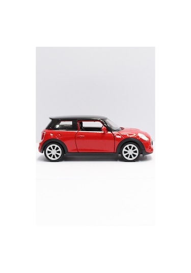 Toyaş Kırmızı Yeni Mini Cooper Çek Bırak Metal Oyuncak Araba 11Cm