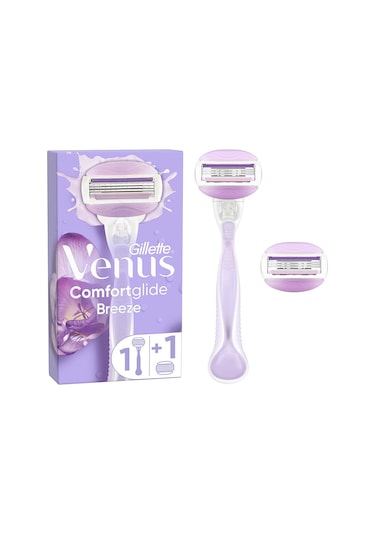 Gillette Venus Comfortglide Breeze Kadın Tıraş Makinesi + Yedek Tıraş Bıçağı 2'li