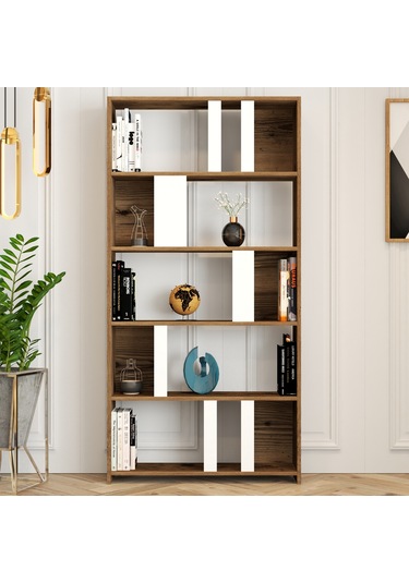 Variant Variant Lima Kitaplık - Ceviz / Beyaz