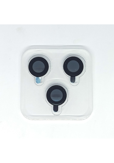 Apple Uyumlu iPhone 14 Pro Max Lens Kamera Koruyucu Mercak Siyah