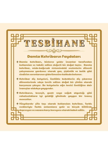 Doğal Form Sarı-yeşil Renkli Doğal Damla Kehribar Kadın Kolye Sarı