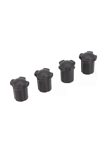 Bloomnest Kamp Katlanır Sandalye Bacak Kapağı Kauçuk, Moonchair Aksesuarları Altın-siyah, Sandalye Ayak Başlığı, Kamp Mobilyaları İçin Altın - Siyah