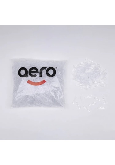 Aero Gömlek Klipsi 37 Mm Şeffaf Tırtıksız 2.000 Adet Şeffaf