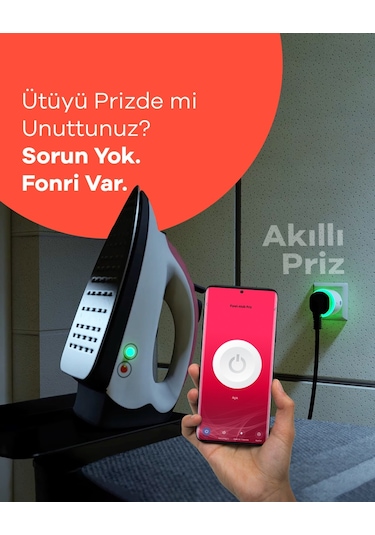 Fonri Akıllı Priz 2li Set