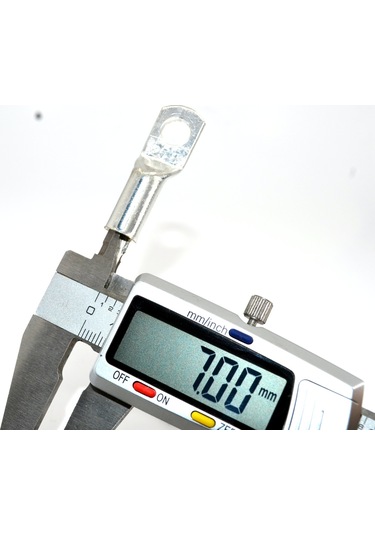 20 Adet Sıkmalı Kablo Pabucu Bakır 25mm M8 Kalaylı Skp