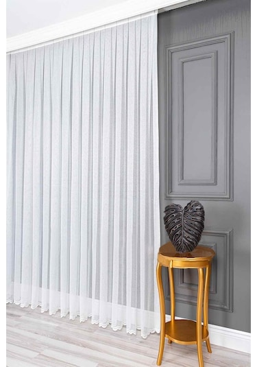 Evdepo Home Kullanıma Hazır Örme Tül Perde (540724560)