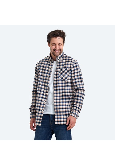 The Crow MANCHESTER Erkek  Lacivert Gömlek