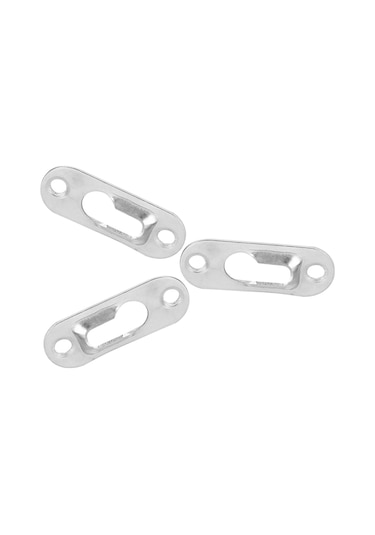 Tenfowee Gümüş Metal Tablo Aydınlatıcı Askısı - 1.5mm Kalınlık, Gizli Tasarım, 40 Adet/paket Diğer