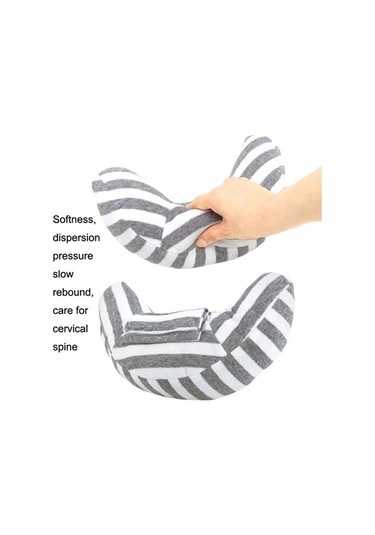 Wondernest 2 Adet Çocuk Boyun Kafalık, Rahat Araba Yastığı, Omuz Koruma Şeridi Kahverengi