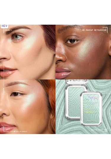 Nyx Professional Makeup Buttermelt Highlighter Kremsi Pudra Aydınlatıcı - 20 Butta Mint 20