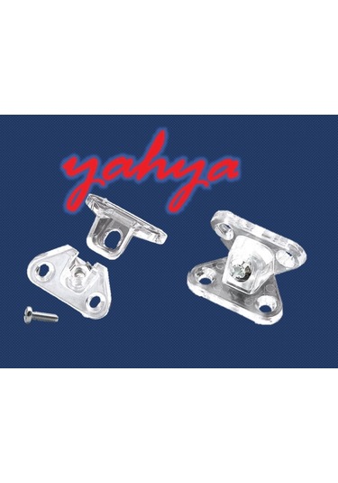 Yahya Kırılmaz Şeffaf Açılı Çektirme 100 Adet Şeffaf