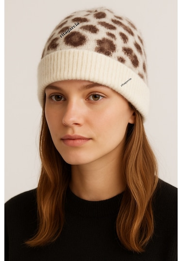 Ritagarcia Premium Soft Leopar Bere Ekru Leopar