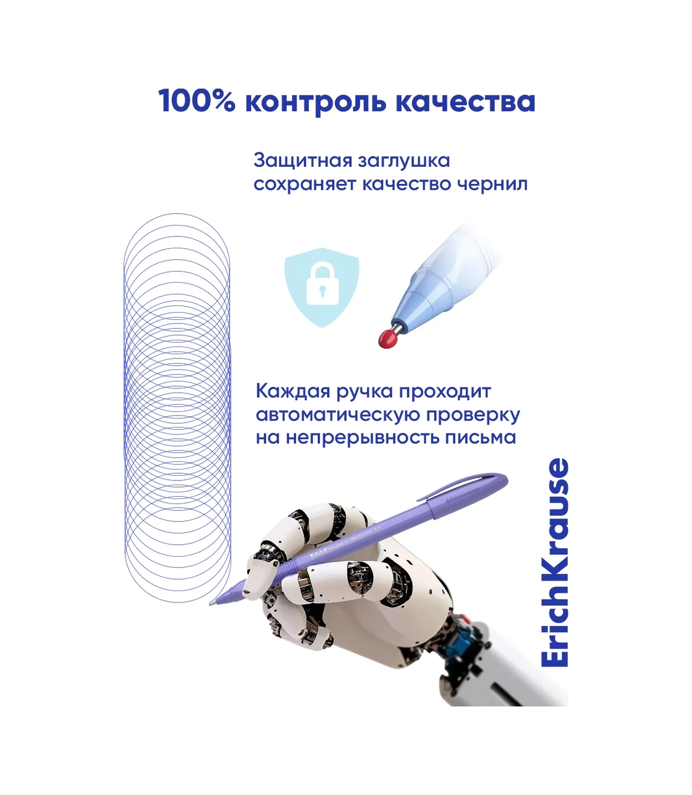 Erichkrause Mavi Tükenmez Kalem Uçları 1,0 Mm 4 Adet 197469387 Mavi