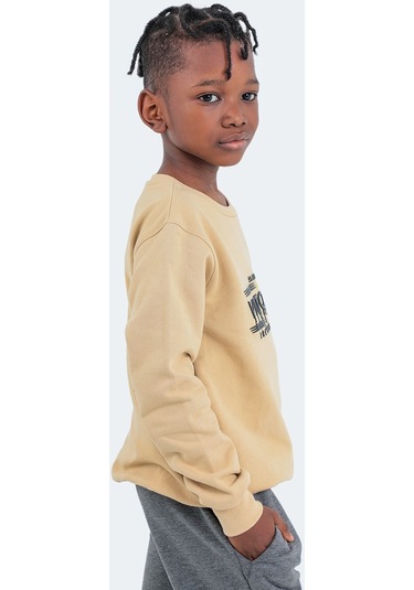 Slazenger DUNA IN Çocuk  Bej Sweatshirt