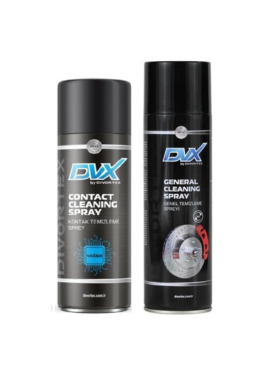 Divortex Yağsız Kontak Temizleme ve Fren Balata Sprey Seti