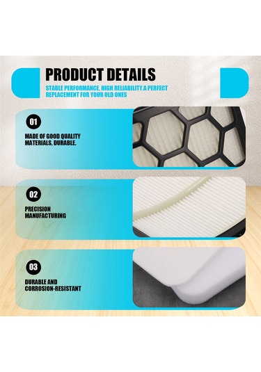 Sointeresting Shark Zu60 Nv251 Nv255 Dikey Elektrikli Süpürge Aksesuarları Parçaları 1238ft60 Ve 1239ft60 İçin Yedek Vakum Filtreleri