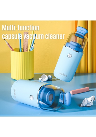 Geeksen Mavi, Pembe, Sarı Renk Seçenekli Taşınabilir Masaüstü Vakum Temizleyici Seti