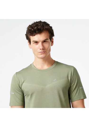Energetics Tayeb Erkek Yeşil Antrenman T-shirt - 425068 Yeşil