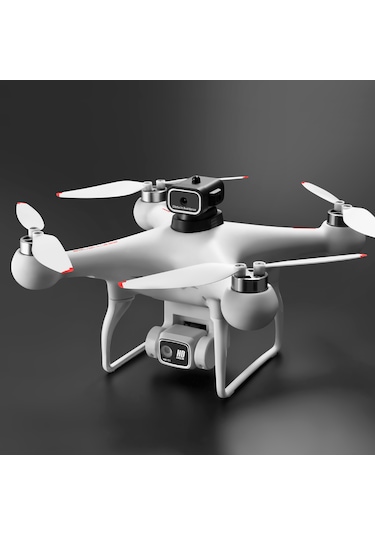 S116 Max Drone BEYAZ Fırçasız Motor 2 Batarya Ile 30 Dakika Uçuş 1080P Hd Çift Kamera Engelden Kaçınma