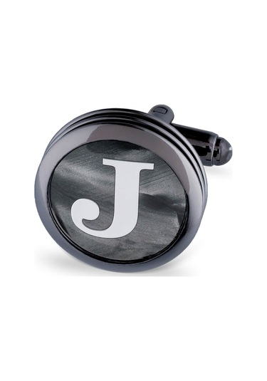 J Harfli Yuvarlak Tekli Kol Düğmesi 110110etc002 J-j