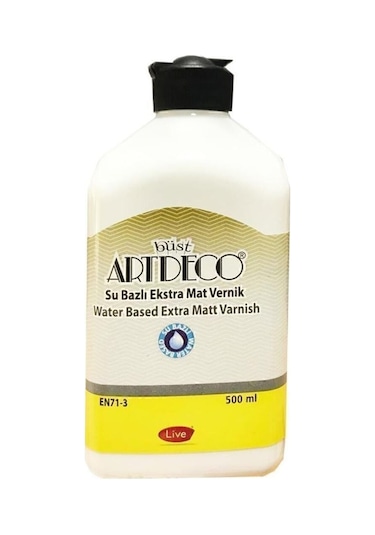 Su Bazlı Ekstra Mat Vernik 500 Ml.