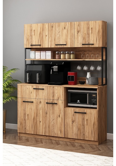 Ervin Kahve Köşesi 3 Kapaklı Airfry Kiler Dolabı Çok Amaçlı Erzak Dolabı Atlantik Çam Atlantik Çam Ervin Kahve Köşesi 3 Kapaklı Airfry Kiler Dolabı Çok Amaçlı Erzak Dolabı Atlantik Çam Atlantik Çam