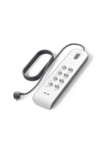 Belkın Bsv804 2 Metre 8'li Usb-a Akım Korumalı Priz Beyaz
