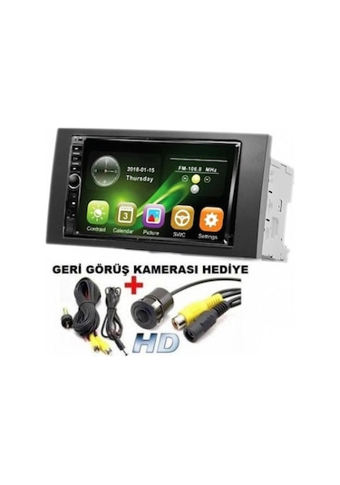Ford Transit Uyumlu 7İnç Double Teyp Cerceve Kamera Yanında